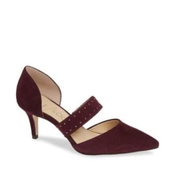 Sole Society Dark Plum Drisela Pumps - Size 5 - Picture 3 of 16